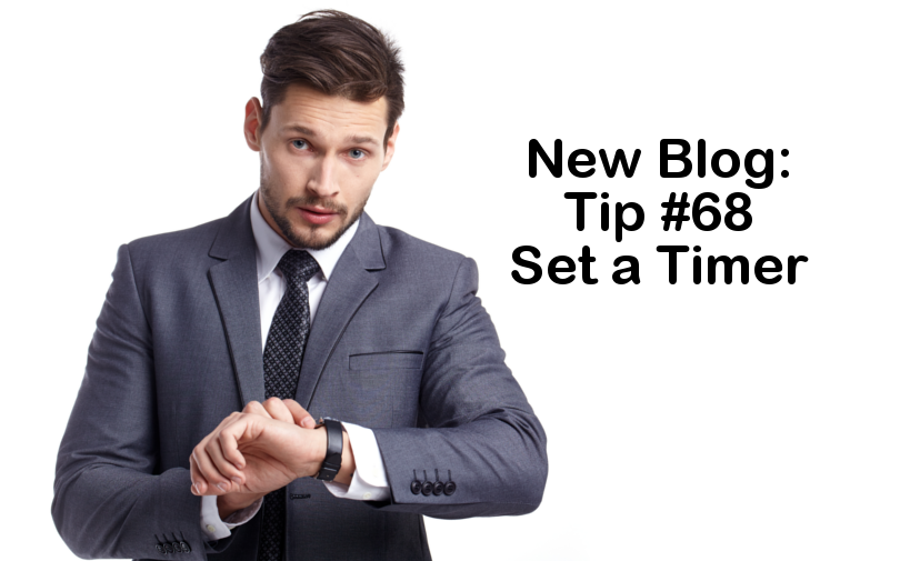 Tip #68 – Set a timer